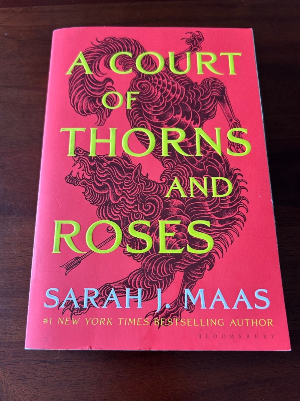 A Court of Thorns and Roses Paperback by Sarah J Maas ACOTAR Bloomsbury Red Cove